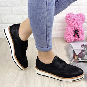 Женские броги Fashion Briti 1037 37 размер 23,5 см Черный Женские броги Fashion Briti 1037 37 размер 23,5 см Черный