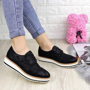 Женские броги Fashion Briti 1037 37 размер 23,5 см Черный Женские броги Fashion Briti 1037 37 размер 23,5 см Черный