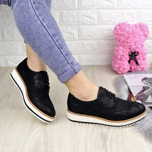 Женские броги Fashion Briti 1037 37 размер 23,5 см Черный Женские броги Fashion Briti 1037 37 размер 23,5 см Черный