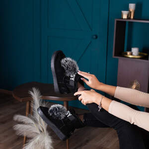 Женские замшевые угги Fashion Olivia 1291 36 размер 23,5 см Черный Женские замшевые угги Fashion Olivia 1291 36 размер 23,5 см Черный