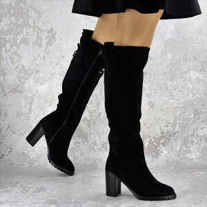 Женские зимние ботфорты Fashion Kippy 1422 37 размер 23,5 см Черный Женские зимние ботфорты Fashion Kippy 1422 37 размер 23,5 см Черный