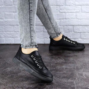 Женские кеды Fashion Kicks 1882 38 размер 23 см Черный