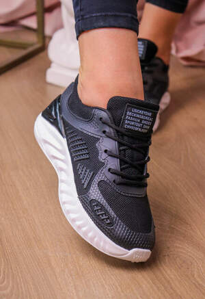 Женские кроссовки Fashion Brew 1658 37 размер 23 см Черный Женские кроссовки Fashion Brew 1658 37 размер 23 см Черный