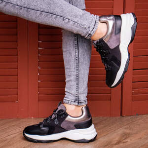 Женские кроссовки Fashion Bruiser 1659 36 размер 23 см Черный