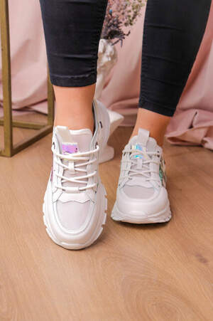 Женские кроссовки Fashion Copper 1529 36 размер 23,5 см Белый