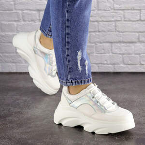 Женские кроссовки Fashion Cyber 1662 39 размер 24,5 см Белый Женские кроссовки Fashion Cyber 1662 39 размер 24,5 см Белый