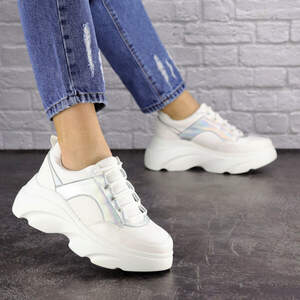 Женские кроссовки Fashion Cyber 1662 39 размер 24,5 см Белый Женские кроссовки Fashion Cyber 1662 39 размер 24,5 см Белый