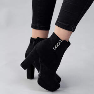 Ботильоны женские Fashion Dice 2486 36 размер 23,5 см Черный