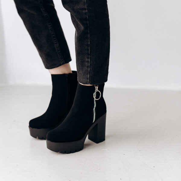 Ботильоны женские Fashion Fast 3290 36 размер 23,5 см Черный Ботильоны женские Fashion Fast 3290 36 размер 23,5 см Черный