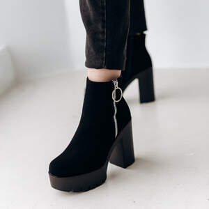 Ботильоны женские Fashion Fast 3290 36 размер 23,5 см Черный Ботильоны женские Fashion Fast 3290 36 размер 23,5 см Черный