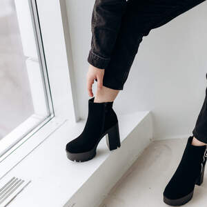 Ботильоны женские Fashion Fast 3290 36 размер 23,5 см Черный Ботильоны женские Fashion Fast 3290 36 размер 23,5 см Черный