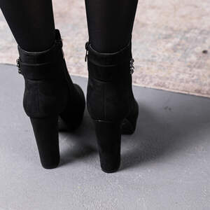 Ботильоны женские Fashion Flicka 3385 36 размер 23,5 см Черный Ботильоны женские Fashion Flicka 3385 36 размер 23,5 см Черный