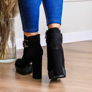 Ботильоны женские Fashion Galaxy 3255 37 размер 24 см Черный Ботильоны женские Fashion Galaxy 3255 37 размер 24 см Черный