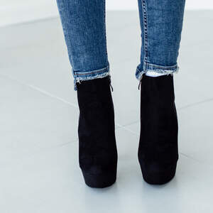 Ботильоны женские Fashion Layla 3315 38 размер 24,5 см Черный