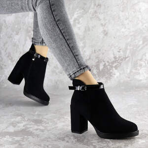 Ботильоны женские Fashion Magnolia 2371 38 размер 24,5 см Черный