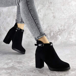 Ботильоны женские Fashion Magnolia 2371 38 размер 24,5 см Черный