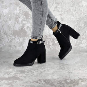 Ботильоны женские Fashion Magnolia 2371 38 размер 24,5 см Черный