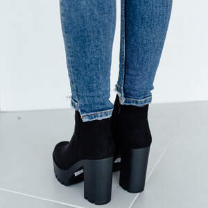 Ботильоны женские Fashion Miya 3336 35 размер 23 см Черный Ботильоны женские Fashion Miya 3336 35 размер 23 см Черный