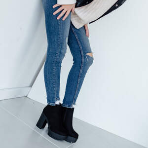 Ботильоны женские Fashion Miya 3336 35 размер 23 см Черный Ботильоны женские Fashion Miya 3336 35 размер 23 см Черный