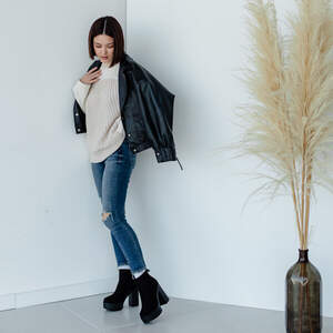 Ботильоны женские Fashion Miya 3336 35 размер 23 см Черный Ботильоны женские Fashion Miya 3336 35 размер 23 см Черный