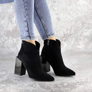 Ботильоны женские Fashion Sampson 2400 37 размер 24 см Черный Ботильоны женские Fashion Sampson 2400 37 размер 24 см Черный