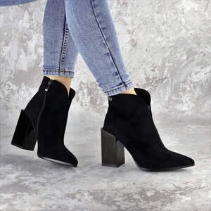 Ботильоны женские Fashion Sampson 2400 37 размер 24 см Черный Ботильоны женские Fashion Sampson 2400 37 размер 24 см Черный