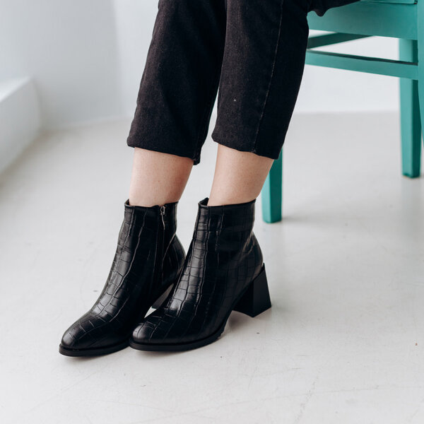 Ботильоны женские Fashion Santan 3288 37 размер 24 см Черный Ботильоны женские Fashion Santan 3288 37 размер 24 см Черный