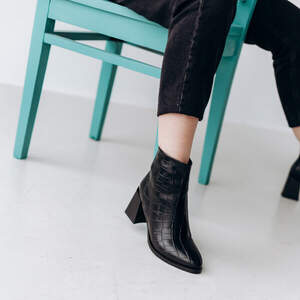 Ботильоны женские Fashion Santan 3288 37 размер 24 см Черный Ботильоны женские Fashion Santan 3288 37 размер 24 см Черный