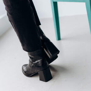 Ботильоны женские Fashion Santan 3288 37 размер 24 см Черный Ботильоны женские Fashion Santan 3288 37 размер 24 см Черный