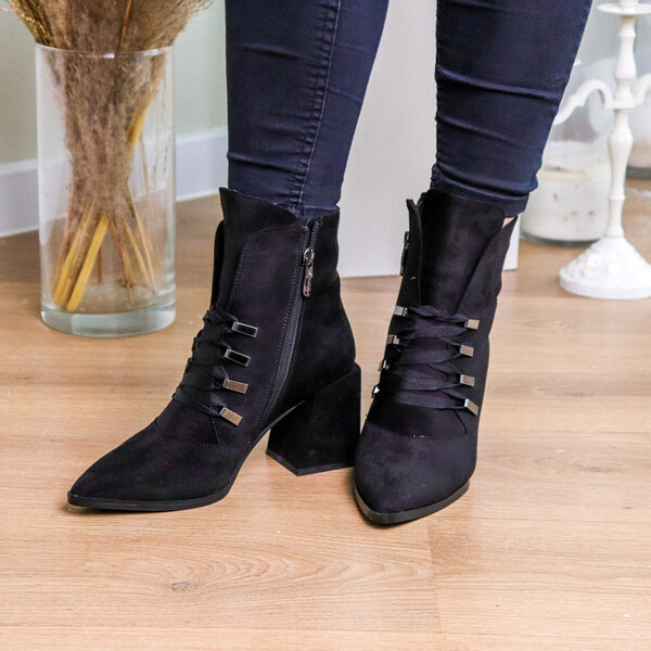 Ботильоны женские Fashion Sirius 3246 35 размер 23 см Черный Ботильоны женские Fashion Sirius 3246 35 размер 23 см Черный