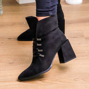 Ботильоны женские Fashion Sirius 3246 35 размер 23 см Черный Ботильоны женские Fashion Sirius 3246 35 размер 23 см Черный