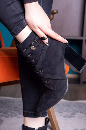 Ботильоны женские Fashion Stooker 2406 38 размер 24,5 см Черный Ботильоны женские Fashion Stooker 2406 38 размер 24,5 см Черный