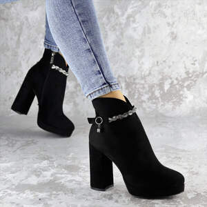 Ботильоны женские Fashion Susan 2220 35 размер 23 см Черный Ботильоны женские Fashion Susan 2220 35 размер 23 см Черный