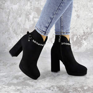 Ботильоны женские Fashion Susan 2220 35 размер 23 см Черный Ботильоны женские Fashion Susan 2220 35 размер 23 см Черный