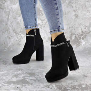 Ботильоны женские Fashion Susan 2220 35 размер 23 см Черный Ботильоны женские Fashion Susan 2220 35 размер 23 см Черный