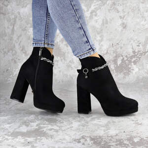 Ботильоны женские Fashion Susan 2220 35 размер 23 см Черный Ботильоны женские Fashion Susan 2220 35 размер 23 см Черный