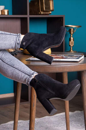 Ботильоны женские Fashion Tatum 2415 37 размер 24 см Черный