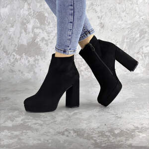 Ботильоны женские Fashion Trix 2453 37 размер 24 см Черный