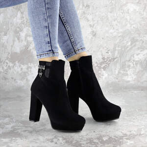 Ботильоны женские Fashion Truman 2416 38 размер 24,5 см Черный