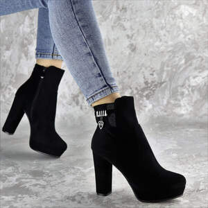 Ботильоны женские Fashion Truman 2416 38 размер 24,5 см Черный