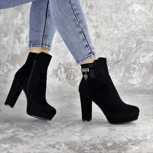 Ботильоны женские Fashion Truman 2416 38 размер 24,5 см Черный