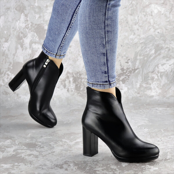 Ботильоны женские Fashion Zuess 2426 37 размер 24 см Черный Ботильоны женские Fashion Zuess 2426 37 размер 24 см Черный