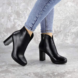 Ботильоны женские Fashion Zuess 2426 37 размер 24 см Черный Ботильоны женские Fashion Zuess 2426 37 размер 24 см Черный