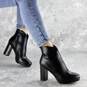 Ботильоны женские Fashion Zuess 2426 37 размер 24 см Черный Ботильоны женские Fashion Zuess 2426 37 размер 24 см Черный