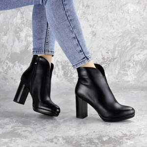 Ботильоны женские Fashion Zuess 2426 37 размер 24 см Черный Ботильоны женские Fashion Zuess 2426 37 размер 24 см Черный