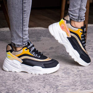 Женские кроссовки Fashion Ferris 1760 37 размер 23,5 см Черный Женские кроссовки Fashion Ferris 1760 37 размер 23,5 см Черный