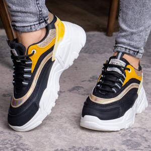 Женские кроссовки Fashion Ferris 1760 37 размер 23,5 см Черный Женские кроссовки Fashion Ferris 1760 37 размер 23,5 см Черный