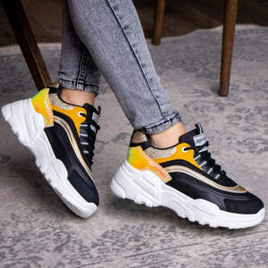 Женские кроссовки Fashion Ferris 1760 37 размер 23,5 см Черный Женские кроссовки Fashion Ferris 1760 37 размер 23,5 см Черный