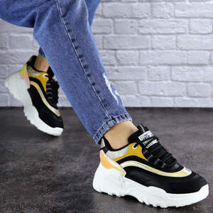 Женские кроссовки Fashion Ferris 1760 37 размер 23,5 см Черный Женские кроссовки Fashion Ferris 1760 37 размер 23,5 см Черный