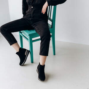 Ботинки женские Fashion Aistin 3292 36 размер 23,5 см Черный